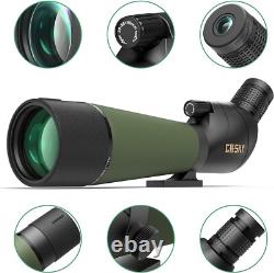 Gosky Updated 20-60X80 Spotting Scopes with Tripod Carrying Bag and Phone Holder