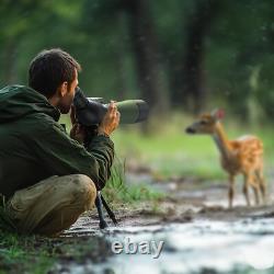 Gosky Updated 20-60X80 Spotting Scopes with Tripod Carrying Bag and Phone Holder