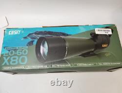 Gosky Updated 20-60x80 Spotting Scope Tripod Carrying Bag Target Scenery