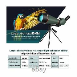 KEXWAXX Spotting Scopes 100MM 25-75X HD Monocular Telescope for Bird Watching