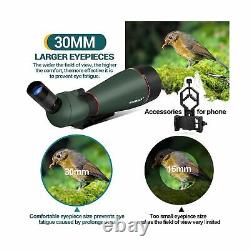 KEXWAXX Spotting Scopes 100MM 25-75X HD Monocular Telescope for Bird Watching