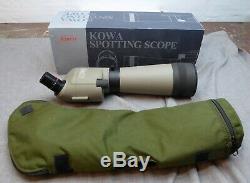 KOWA Spotting Scope TSN-821 with 27X L. E. R. Eyepiece. Excellent Condition