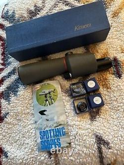 KOWA TS-6 SPOTTING SCOPE 40x And 60x Eyepieces And Lens Caps Like TSN