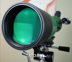 Konus, 20-60x 100mm Angled Spotting Scope Telescope with Aim Scope & Tripod
