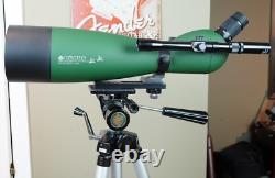 Konus, 20-60x 100mm Angled Spotting Scope Telescope with Aim Scope & Tripod