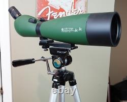 Konus, 20-60x 100mm Angled Spotting Scope Telescope with Aim Scope & Tripod