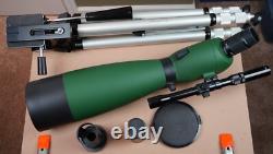Konus, 20-60x 100mm Angled Spotting Scope Telescope with Aim Scope & Tripod