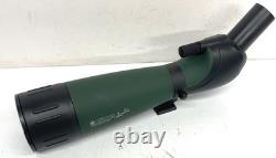 Konus 20-60x80 Zoom Angled Spotting Green Scope with Tripod, Black/Green, #7126