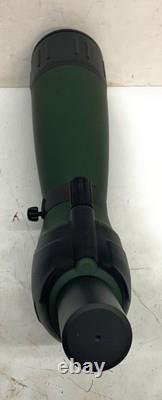 Konus 20-60x80 Zoom Angled Spotting Green Scope with Tripod, Black/Green, #7126