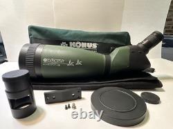 Konus KonuSpot-100 20-60x100 Angled Hunting Spotting Scope, Green, 7127