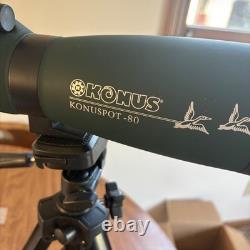 Konus Konuspot-80 Spotting Scope 20-60x80mm with Tripod and Case Green Optics
