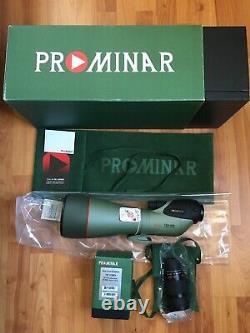 Kowa PROMINAR TSN-99S and TE11WZII Eyepiece Straight Spotting Scope New in Box