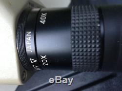 Kowa Prominar FLuorite TSN-4 straight spotting scope, 20x-40x eyepiece, Case