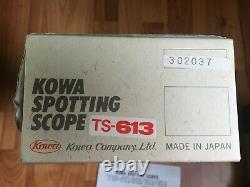 Kowa Prominar TS-613 Angled Spotting Scope 25x LER Eyepiece in Box Excellent