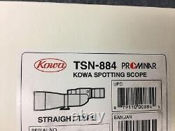 Kowa Prominar TSN-884 Straight Spotting Scope 25-60x W Eyepiece Case New