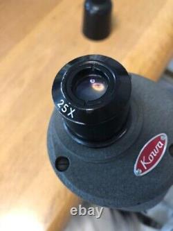 Kowa Spotting Scope 25× & Velbon Tripod Used Made In Japan