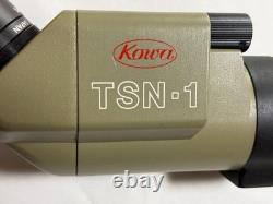 Kowa TSN-1 Angled Spotting Scope 77mm Birding Scope with 20-60x Zoom Eyepiece