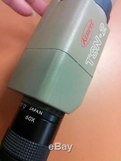Kowa TSN-2 20-60x Spotting Scope with Fitted Soft Case Works