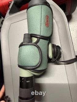 Kowa TSN-502 Straight Spotting Scope 40x Green/Black with Case