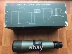 Kowa TSN-774 Prominar Straight Spotting Scope 30x Wide Eyepiece Box Pristine