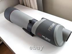 Kowa TSN-824M Straight Spotting Scope Prominar 82mm & Photo Adapter Used