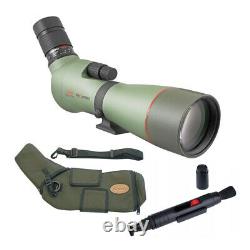 Kowa TSN-82SV 82mm Angled Spotting Scope with20-60x Zoom Eyepiece, and Cleaning Pe
