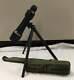 LEUPOLD 20X50MM GOLD RING SPOTTING SCOPE With LEUPOLD TRIPOD IN GREEN CANVAS CASES