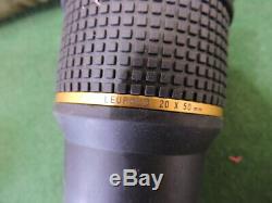 LEUPOLD 25X50 GOLD RING SPOTTING SCOPE WITH CASE and tripod