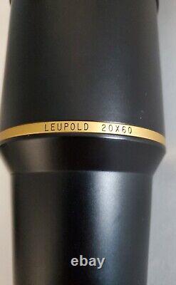 LEUPOLD GOLD RING 20 X 60 SPOTTING SCOPE, with SunShade