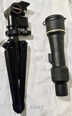 LEUPOLD GOLD RING SPOTTING SCOPE 25 x 50 BRIGHT & CLEAR WITH BUSHNELL TRIPOD