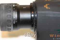 LEUPOLD windriver 15-45 X 60mm ZOOM spotting scope. Birder