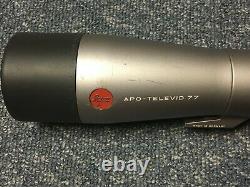 Leica APO Televid 77 Angled Spotting Scope 32x WW Eyepiece Excellent Optics