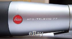 Leica Apo-Televid 77 Spotting Scope with 20x-60x Zoom Eyepiece LL Bean Excellent