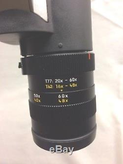 Leica Televid 62 Spotting Scope, 16x-48x, 77 Compatible Eyepiece