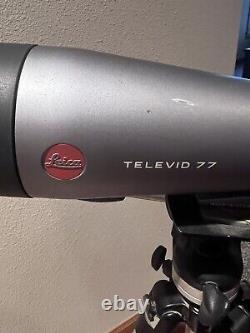 Leica Televid 77 Spotting Scope 20x WW Eyepiece with Tripod