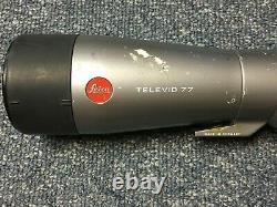 Leica Televid 77 Straight Spotting Scope with 20-60x Eyepiece Case Lens Caps
