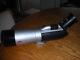 Leica televid 62mm APO spotting scope-angled with eyepiece and case. Stellar