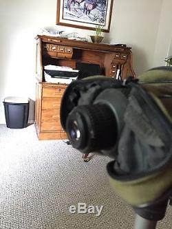 Leupold 25x50 Spotting Scope with Leupold Tripod and scope case