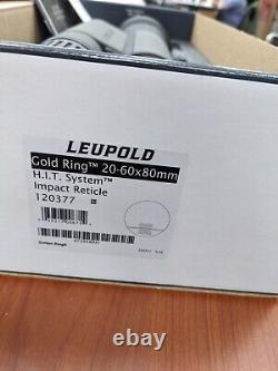 Leupold GR Series 20-60x80mm Spotting Scope, Impact Reticle, Shadow Gray
