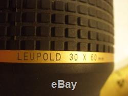 Leupold Gold Ring 30X60 Spotting Scope Armored with Velbon Tripod