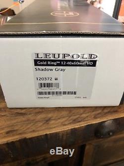 Leupold Gold Ring HD 12-40 X 60mm Spotting Scope