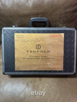 Leupold Gold Ring HD 12-40x60mm HD Variable Spotting Scope Kit & Case/keys hunt