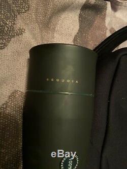 Leupold Green Ring Sequoia Spotting Scope 15-45x 60mm Straight Eyepiece Black