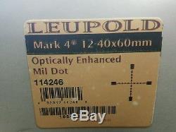 Leupold Mark 4 12-40 mil-dot with Kestrel 4500NV