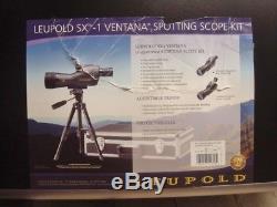 Leupold SX-1 Ventana Spotting Scope Kit variable power 15x-45x 60 mm Obj Lens
