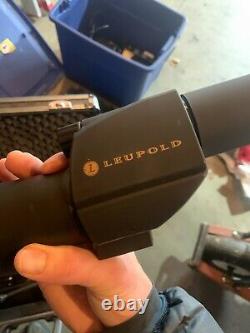 Leupold Sequoia 15-45x spotting scope with bag and case