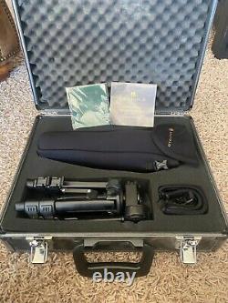 Leupold Sequoia Green Ring Spotting Scope 15-45X 60 with Tripod And Hard Case