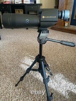 Leupold Sequoia Green Ring Spotting Scope 15-45X 60 with Tripod And Hard Case