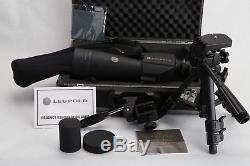 Leupold Sequoia Green Ring Spotting Scope with tripod and Leupold Hard Case