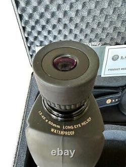Leupold Sequoia Spotting Scope 15-45x60mm Straight Eyepiece With Hard Case